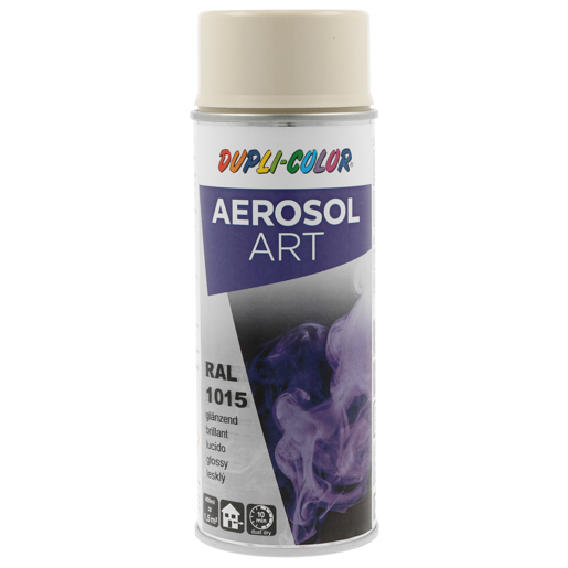 Dupli Color Aerosol-Art glz 400 ml 775611 RAL 1015 hellelfenbein